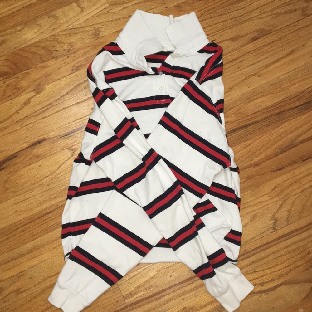 Brandy Melville Collared Striped Shirt